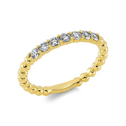 Ring    aus 750/-18 Karat Gelbgold mit 7 Diamanten 0