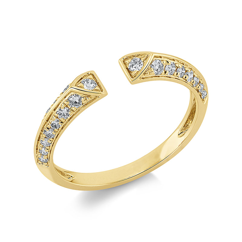 Ring - Moderner Schmuck aus Gold mit Diamanten - 1ES90