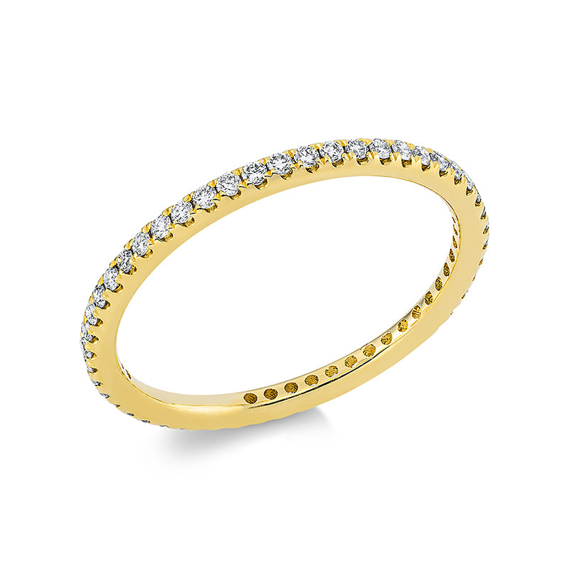 Ring    aus 750/-18 Karat Gelbgold mit 50 Diamanten 0