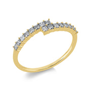 Ring    aus 750/-18 Karat Gelbgold mit 16 Diamanten 0