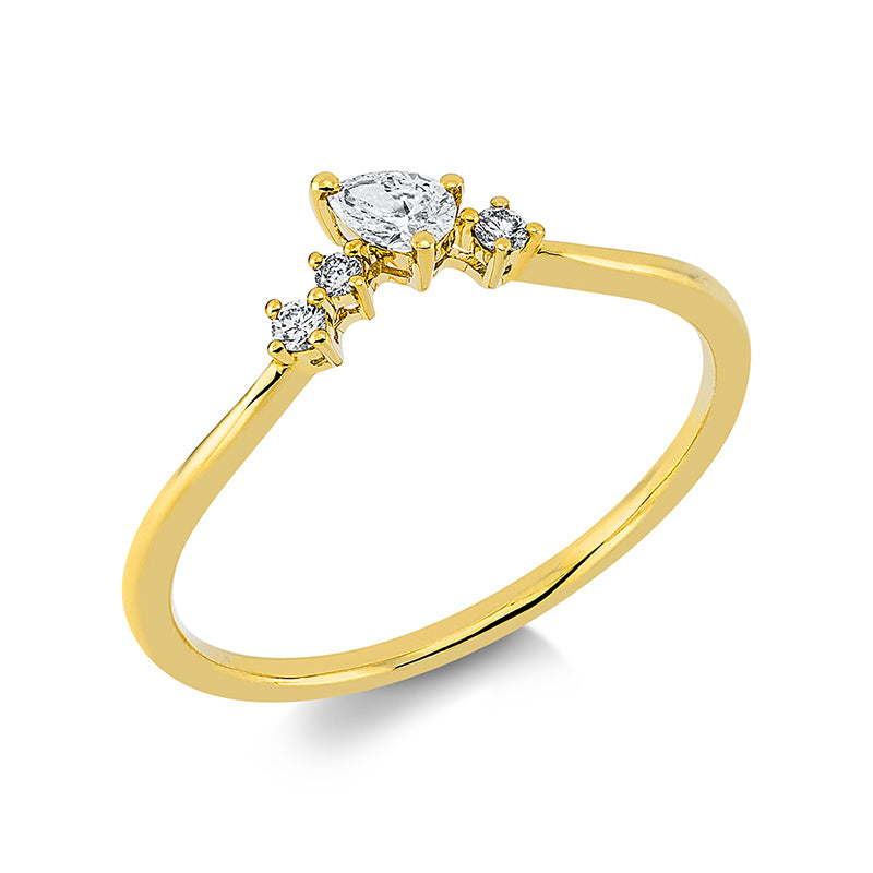Ring - Moderner Schmuck aus Gold mit Diamanten, -Symbol - 1EV45