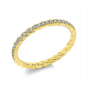 Ring    aus 750/-18 Karat Gelbgold mit 24 Diamanten 0