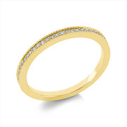 Ring    aus 750/-18 Karat Gelbgold mit 27 Diamanten 0