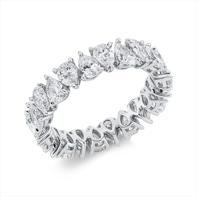 Ring    aus 750/-18 Karat Weißgold mit 22 Diamanten 3