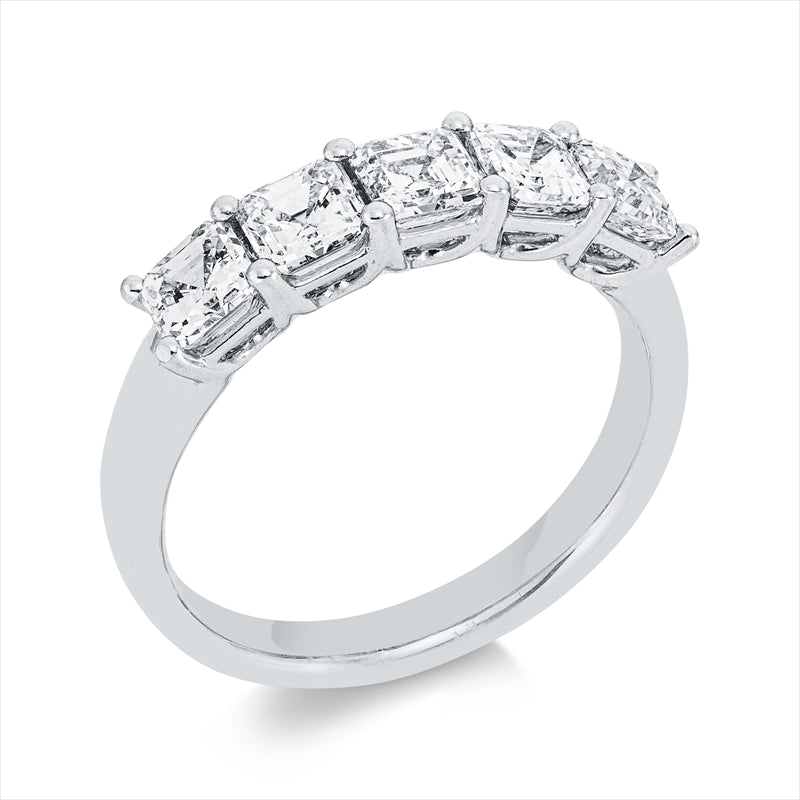 Ring    aus 950/-Platin Platin mit 5 Diamanten 1