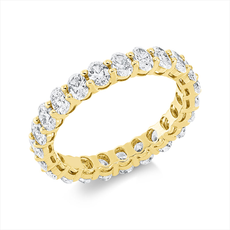 Ring    aus 750/-18 Karat Gelbgold mit 23 Diamanten 2