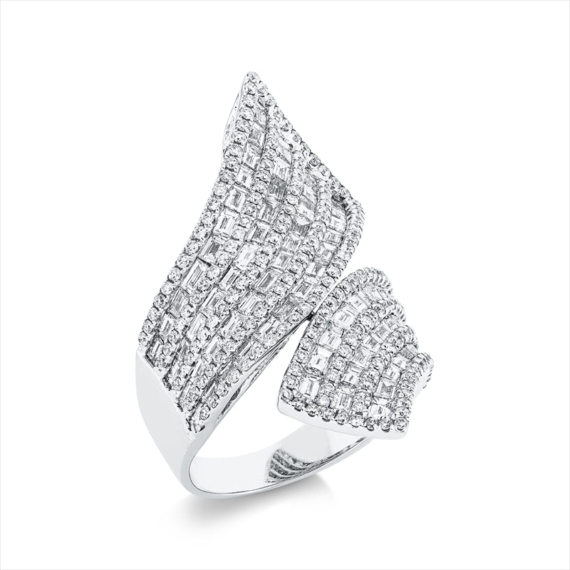 Ring    aus 750/-18 Karat Weißgold mit 283 Diamanten 3