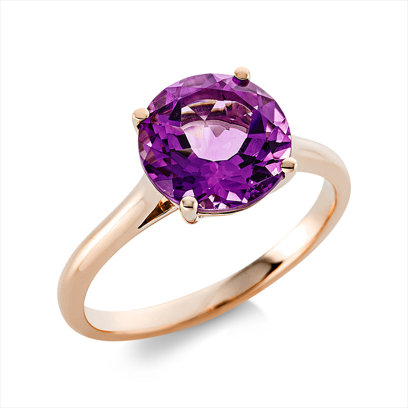 Ring mit Amethyst  aus 750/-18 Karat Rotgold MPM_SKIP_FIELD 