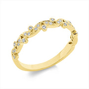 Ring    aus 750/-18 Karat Gelbgold mit 28 Diamanten 0