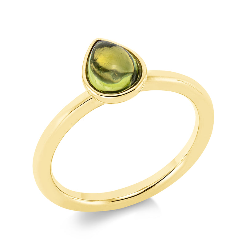 Ring mit Peridot  aus 750/-18 Karat Gelbgold MPM_SKIP_FIELD 