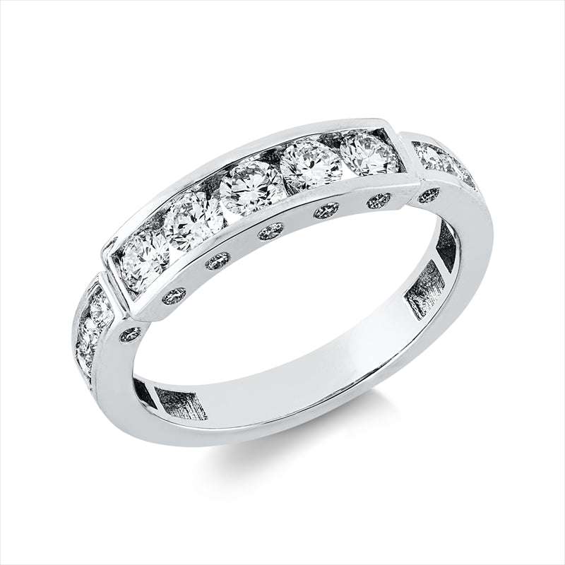 Ring    aus 750/-18 Karat Weißgold mit 25 Diamanten 0