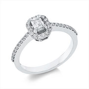 Ring    aus 750/-18 Karat Weißgold mit 35 Diamanten 0