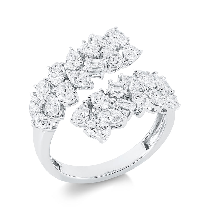 Ring    aus 750/-18 Karat Weißgold mit 28 Diamanten 2