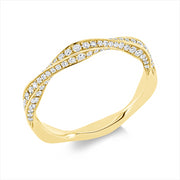 Ring    aus 750/-18 Karat Gelbgold mit 87 Diamanten 0