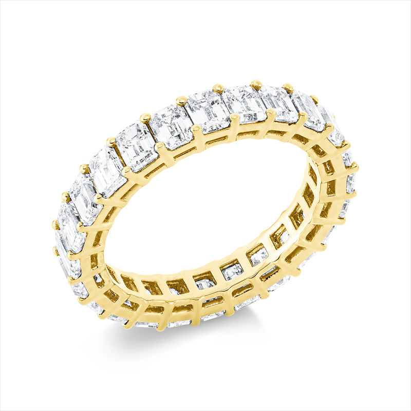 Ring    aus 750/-18 Karat Gelbgold mit 24 Diamanten 3