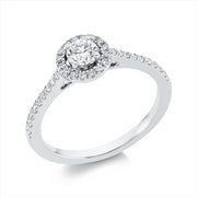 Ring    aus 750/-18 Karat Weißgold mit 35 Diamanten 0