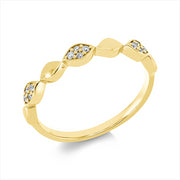 Ring    aus 750/-18 Karat Gelbgold mit 12 Diamanten 0