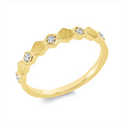 Ring    aus 750/-18 Karat Gelbgold mit 5 Diamanten 0