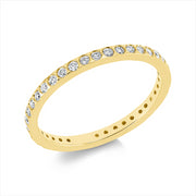 Ring    aus 750/-18 Karat Gelbgold mit 39 Diamanten 0