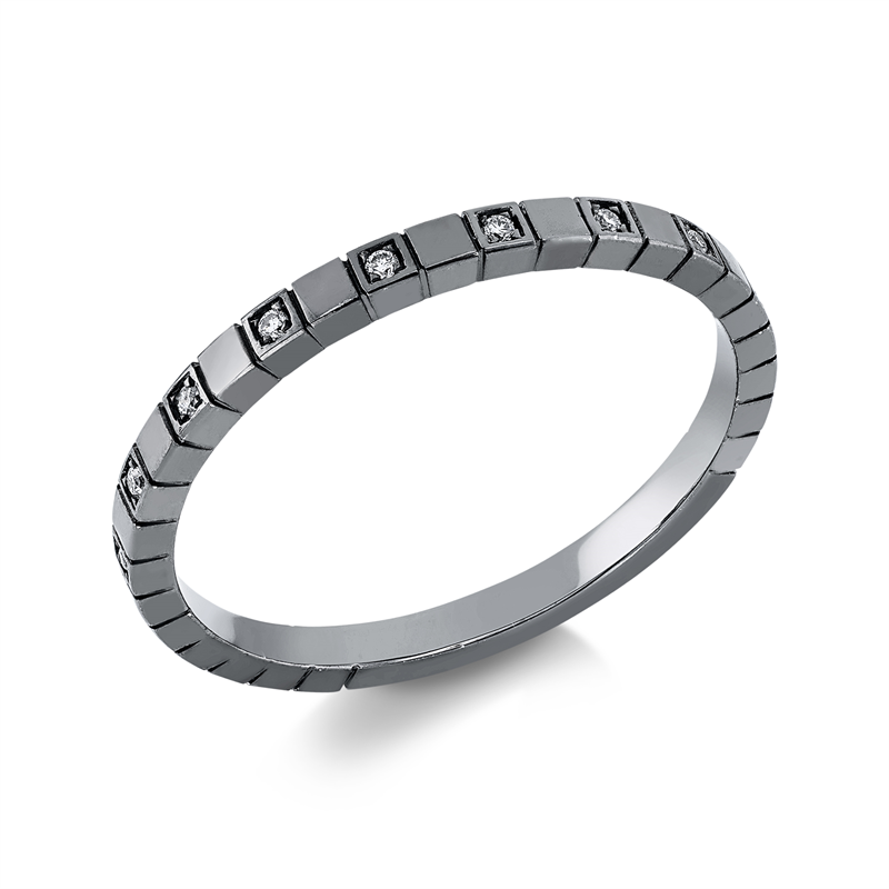 Ring    aus 750/-18 Karat Weißgold mit 14 Diamanten 0