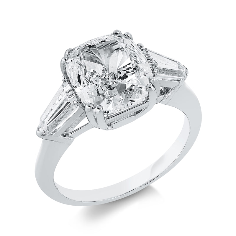 Ring    aus 750/-18 Karat Weißgold mit 3 Diamanten 4