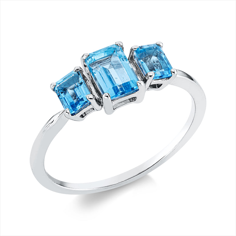 Ring mit Topas  aus 750/-18 Karat Weißgold MPM_SKIP_FIELD 