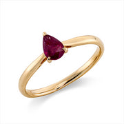 Ring mit Rubin  aus 750/-18 Karat Gelbgold MPM_SKIP_FIELD 