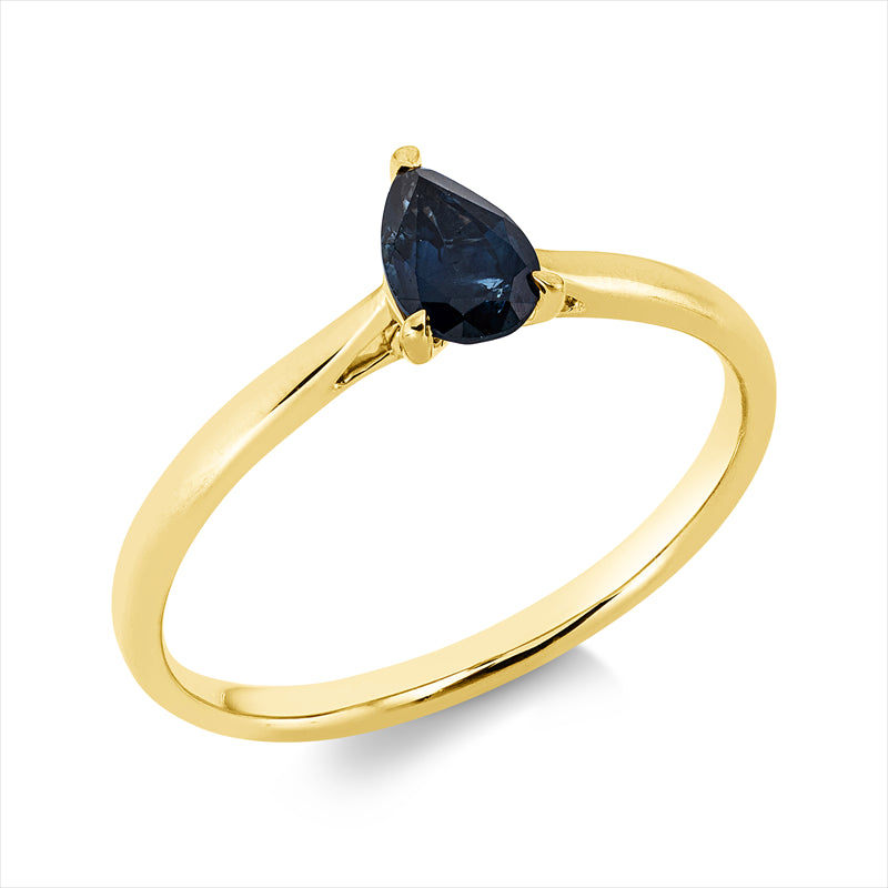 Ring mit Saphir  aus 750/-18 Karat Weißgold MPM_SKIP_FIELD 