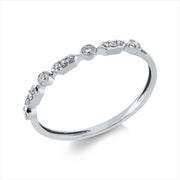 Ring    aus 750/-18 Karat Weißgold mit 13 Diamanten 0