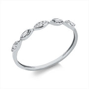 Ring    aus 750/-18 Karat Weißgold mit 11 Diamanten 0