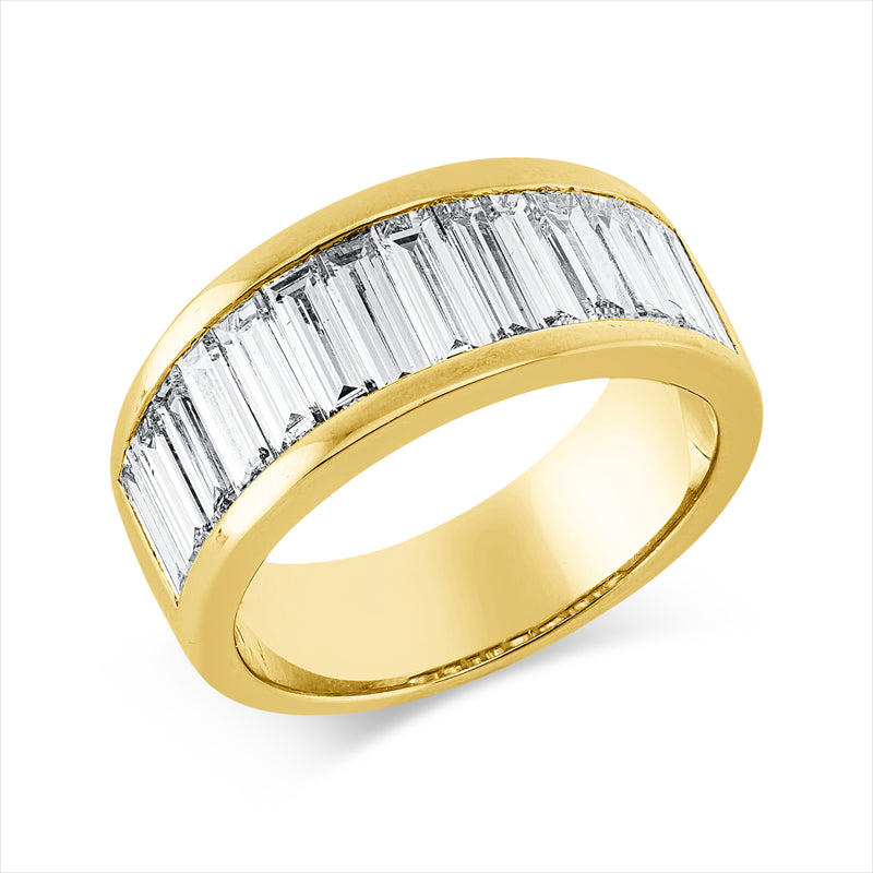 Ring    aus 750/-18 Karat Gelbgold mit 14 Diamanten 2