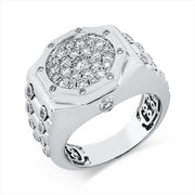 Ring    aus 750/-18 Karat Weißgold mit 66 Diamanten 0