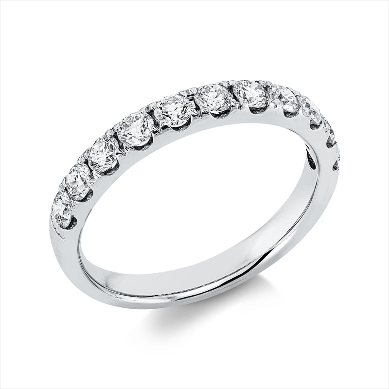 Ring    aus 750/-18 Karat Weißgold mit 11 Diamanten 0