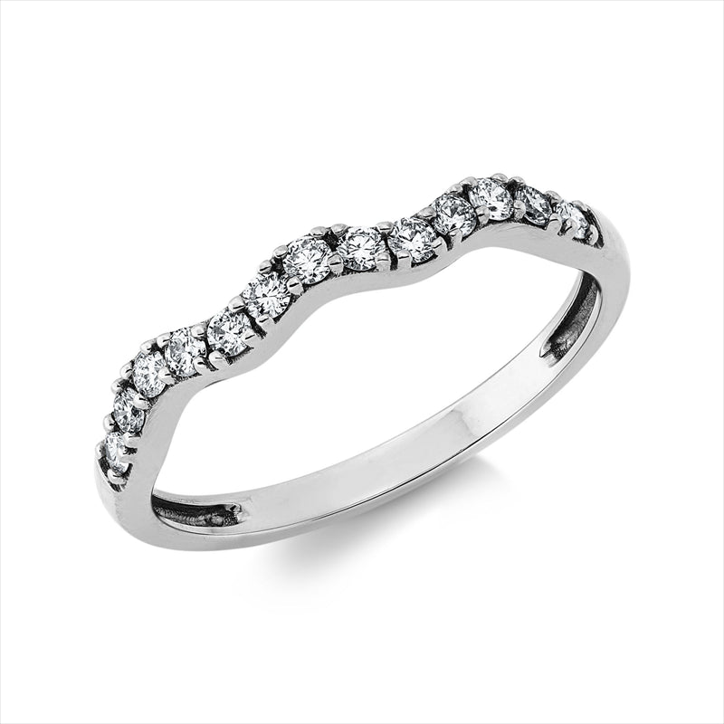 Ring    aus 750/-18 Karat Weißgold mit 13 Diamanten 0