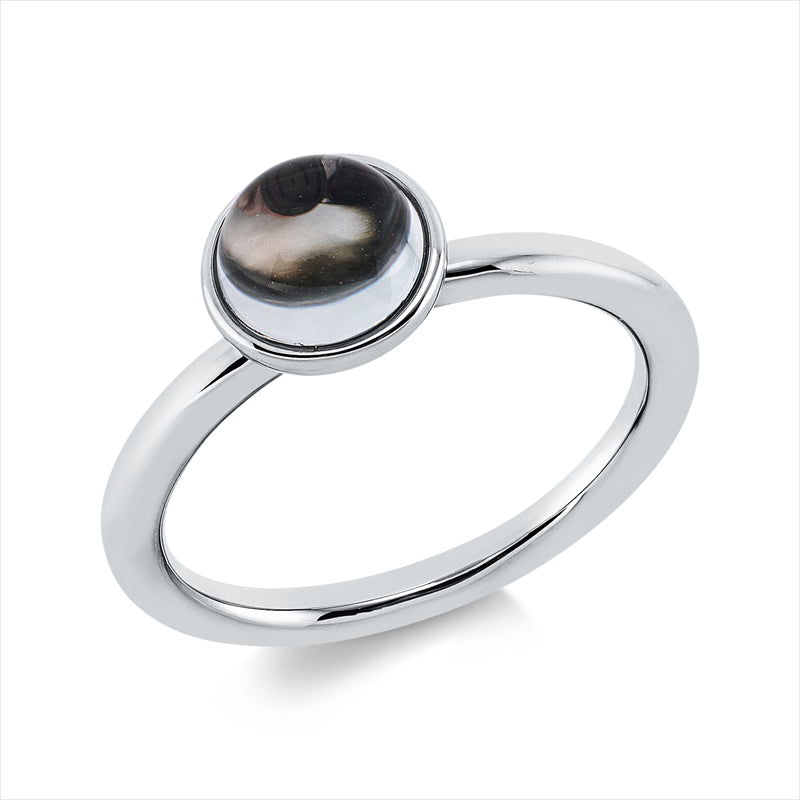 Ring mit Amethyst  aus 750/-18 Karat Weißgold MPM_SKIP_FIELD 