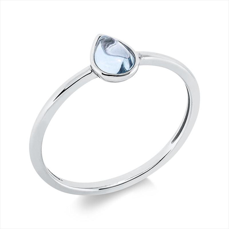 Ring mit Topas  aus 750/-18 Karat Weißgold MPM_SKIP_FIELD 