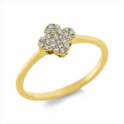 Ring    aus 750/-18 Karat Gelbgold mit 25 Diamanten 0
