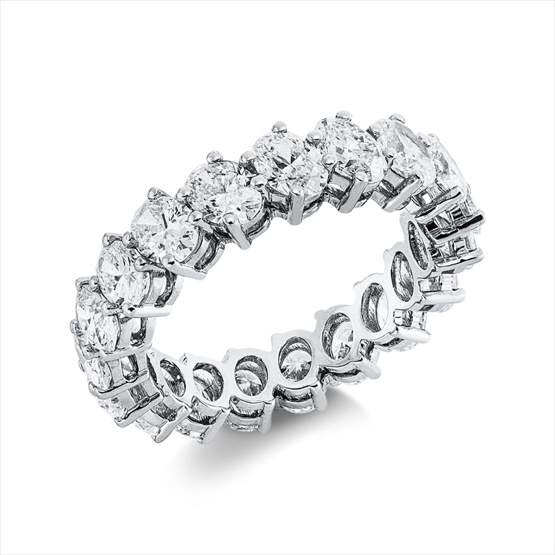 Ring    aus 750/-18 Karat Weißgold mit 19 Diamanten 4