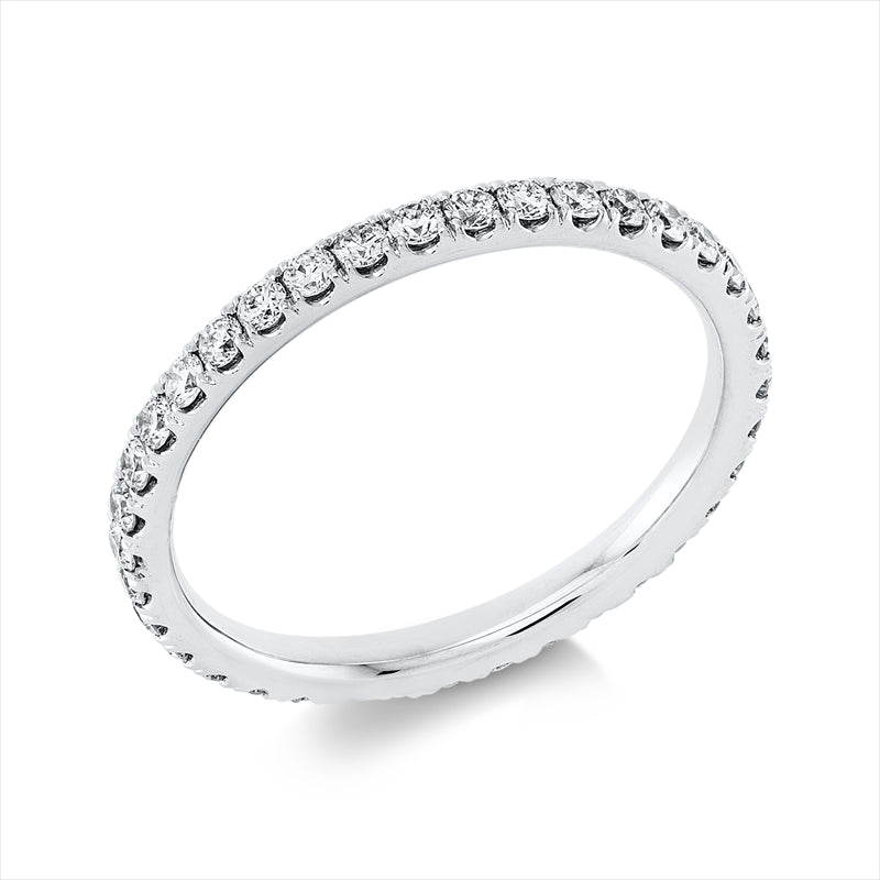 Ring    aus 750/-18 Karat Weißgold mit 37 Diamanten 0