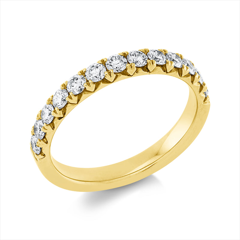 Ring    aus 750/-18 Karat Gelbgold mit 13 Diamanten 0