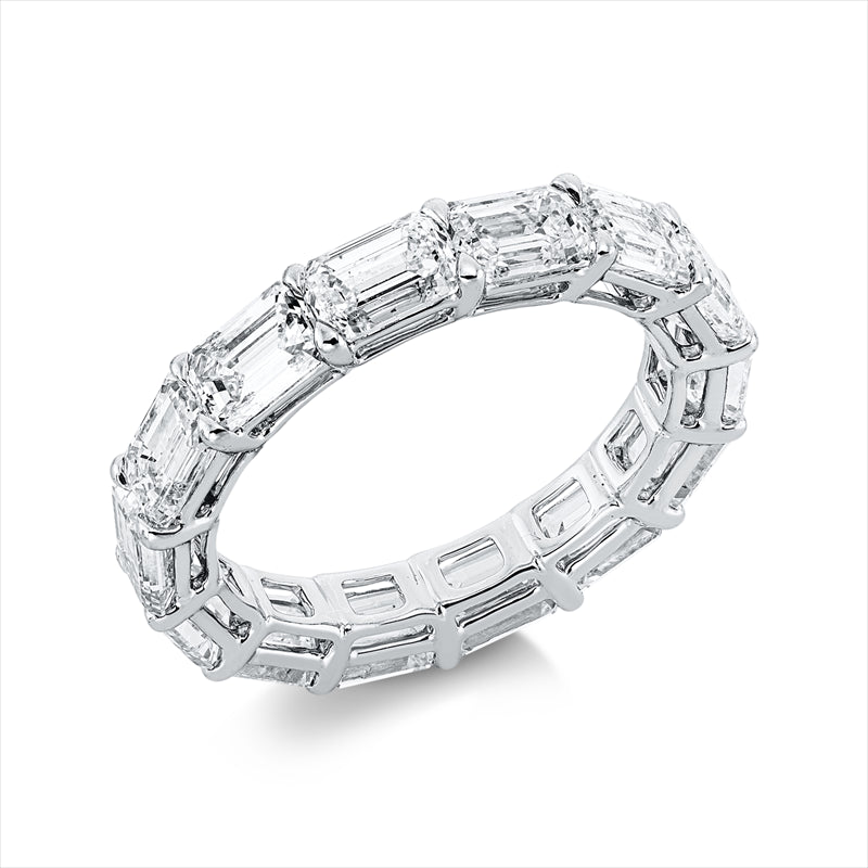 Ring    aus 750/-18 Karat Weißgold mit 14 Diamanten 5