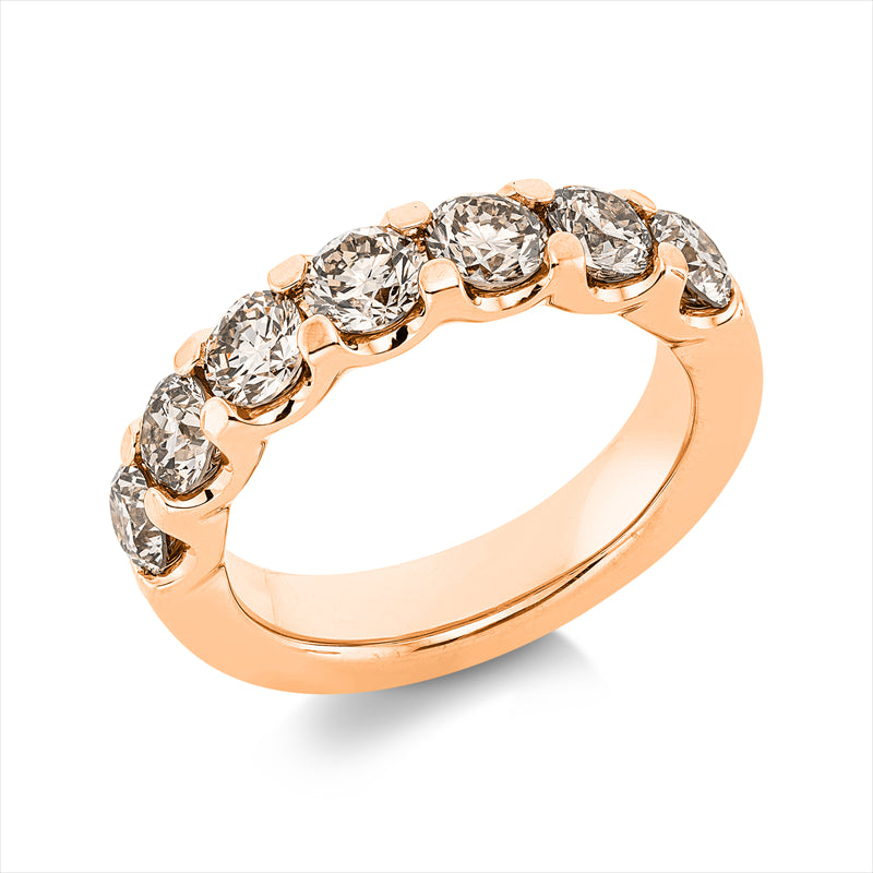 Ring    aus 750/-18 Karat Rotgold mit 7 Diamanten 2