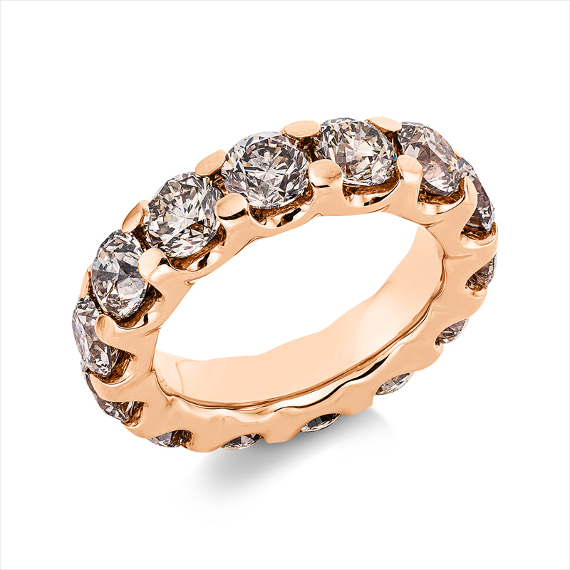 Ring    aus 750/-18 Karat Rotgold mit 14 Diamanten 7