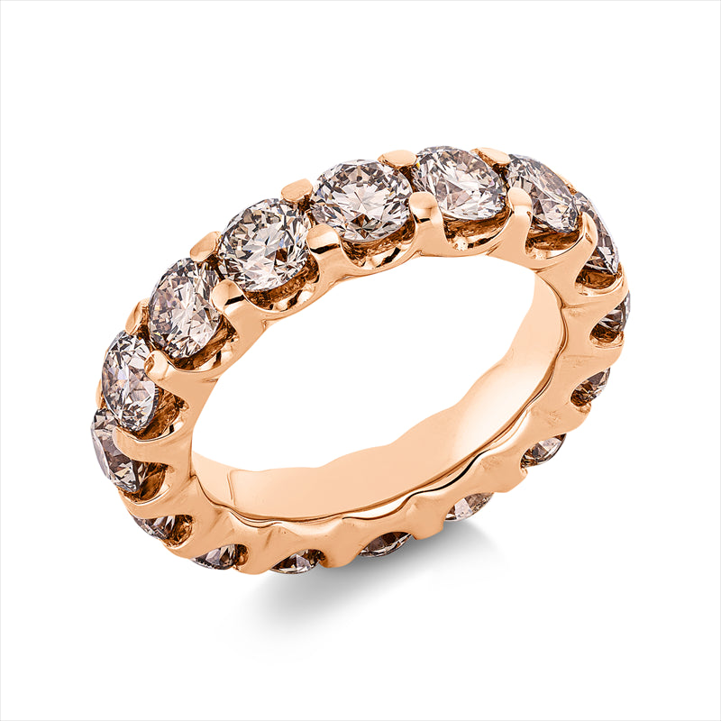 Ring    aus 750/-18 Karat Rotgold mit 16 Diamanten 5