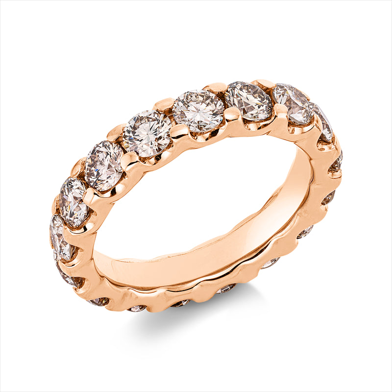 Ring    aus 750/-18 Karat Rotgold mit 17 Diamanten 3