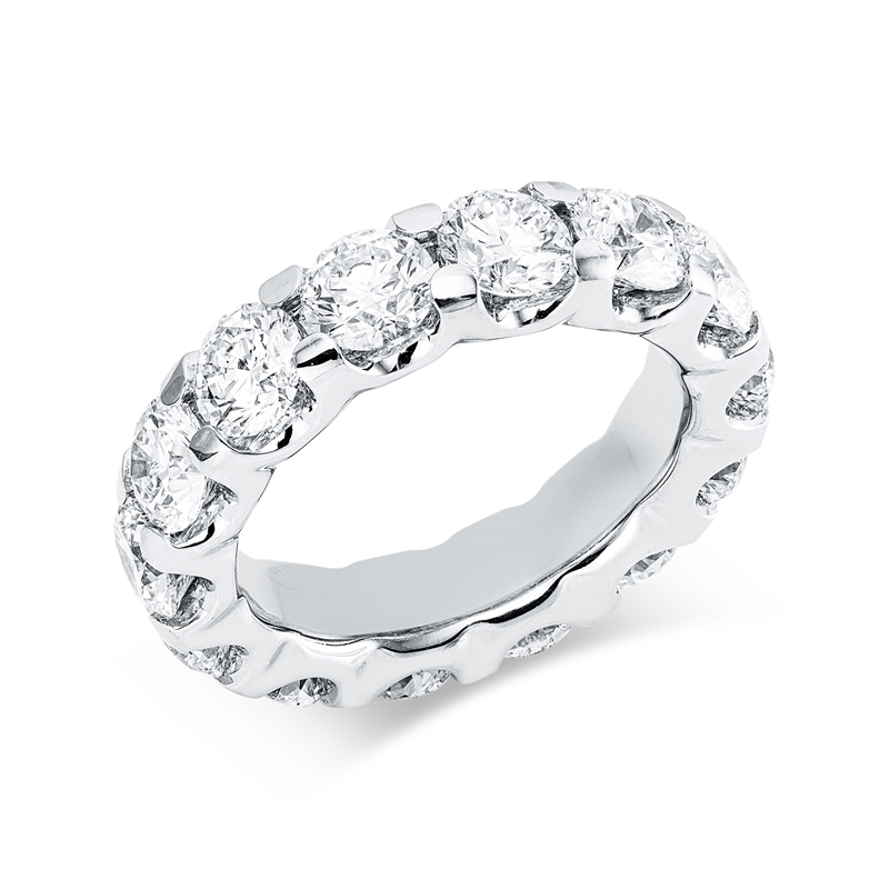 Ring    aus 750/-18 Karat Weißgold mit 14 Diamanten 7