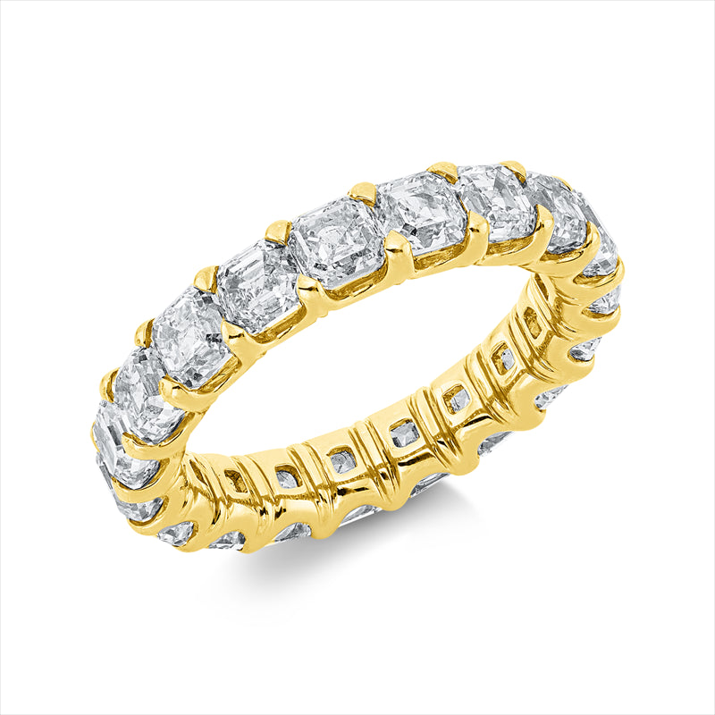 Ring    aus 750/-18 Karat Gelbgold mit 19 Diamanten 6