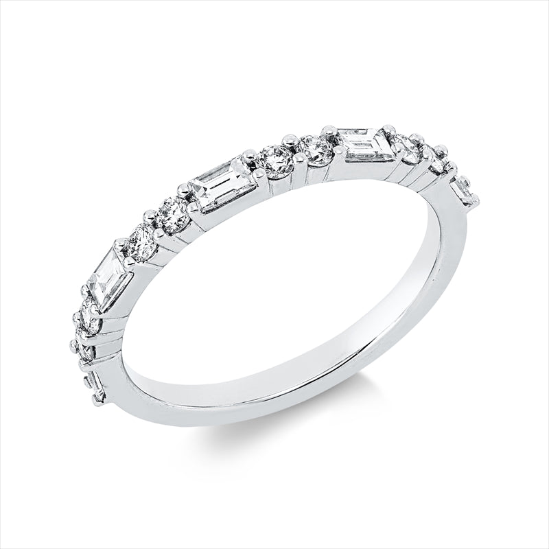 Ring    aus 750/-18 Karat Weißgold mit 13 Diamanten 0