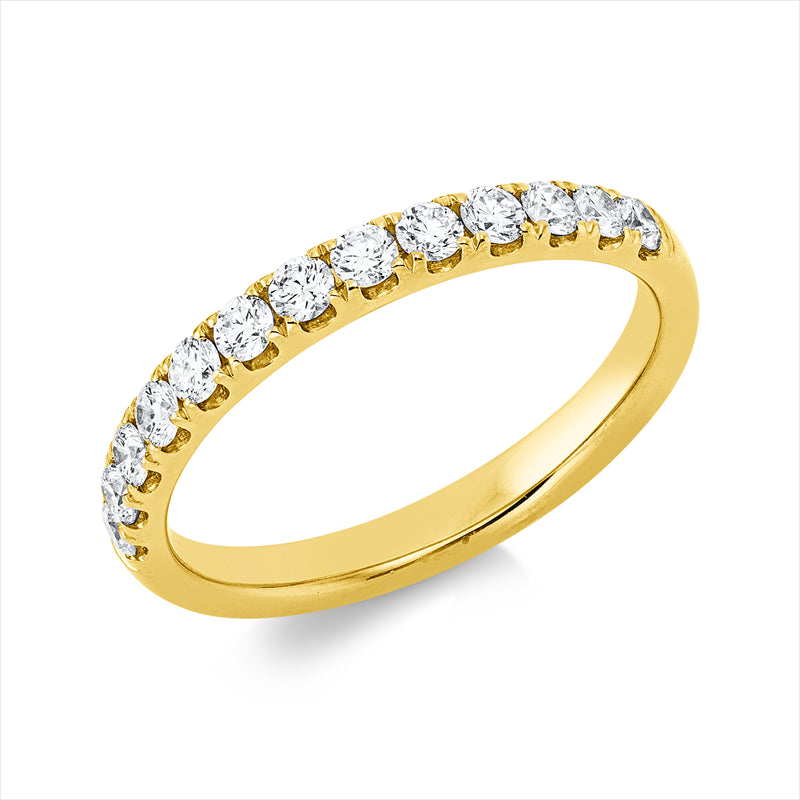 Ring    aus 750/-18 Karat Gelbgold mit 13 Diamanten 0