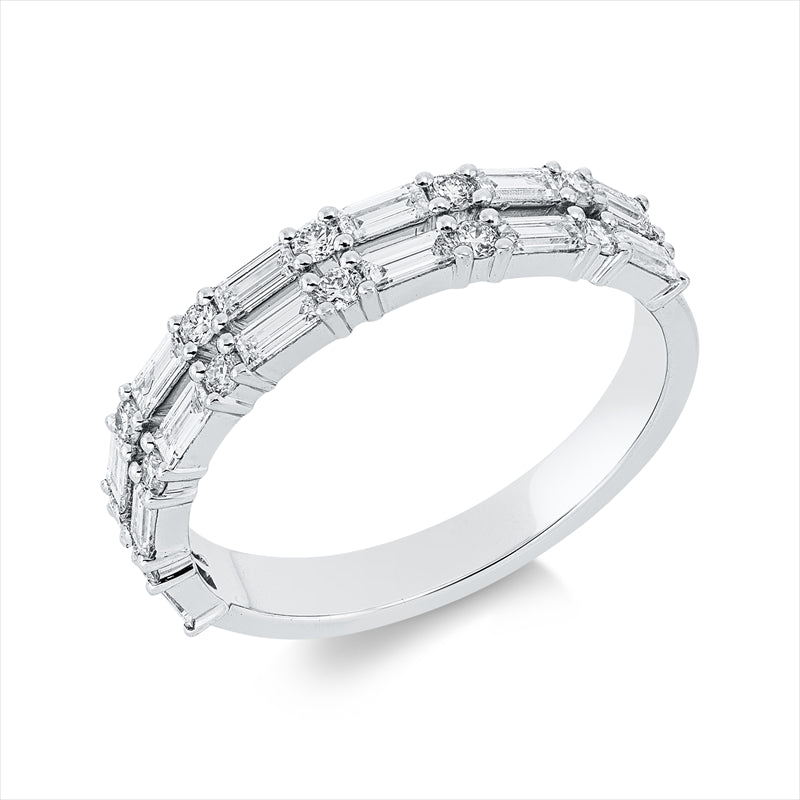 Ring    aus 750/-18 Karat Weißgold mit 26 Diamanten 0